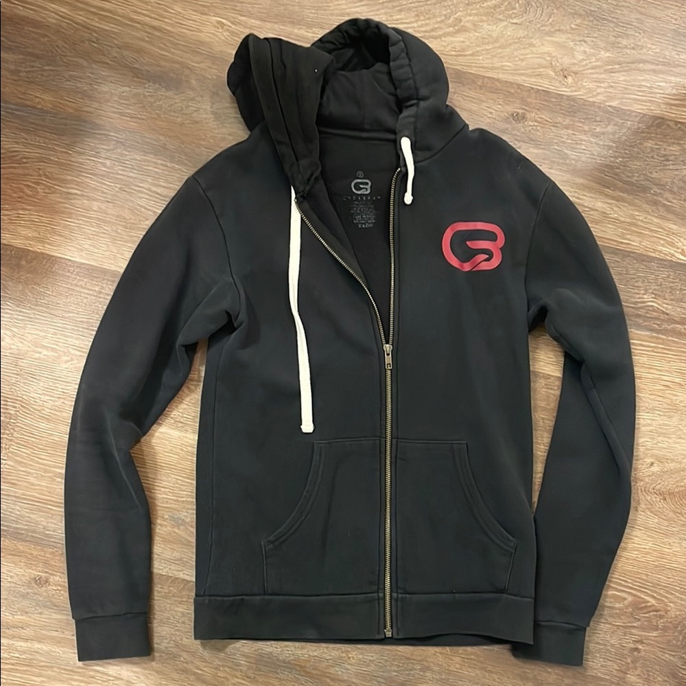 Cyclebar Black and Red Lightweight Jacket